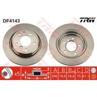 Kočioni disk TRW DF4143