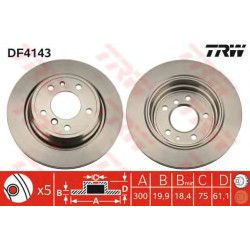 Kočioni disk TRW DF4143