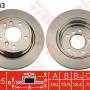 Kočioni disk TRW DF4143