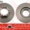 Kočioni disk TRW DF4145S