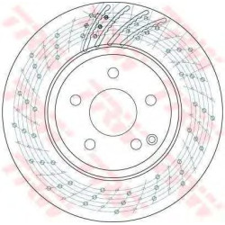 Kočioni disk TRW DF4149S
