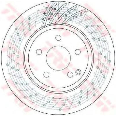 Kočioni disk TRW DF4149S