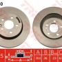 Kočioni disk TRW DF4150