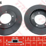 Kočioni disk TRW DF4156