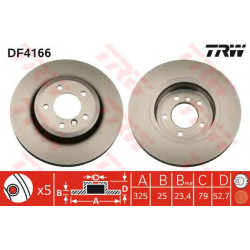 Kočioni disk TRW DF4166