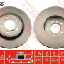 Kočioni disk TRW DF4166