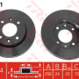 Kočioni disk TRW DF4171