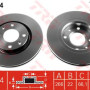 Kočioni disk TRW DF4184