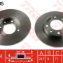 Kočioni disk TRW DF4185