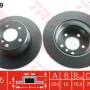 Kočioni disk TRW DF4189