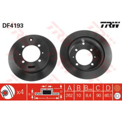 Kočioni disk TRW DF4193