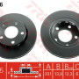 Kočioni disk TRW DF4196