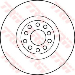 Kočioni disk TRW DF4209S