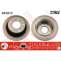 Kočioni disk TRW DF4213