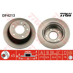 Kočioni disk TRW DF4213