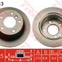 Kočioni disk TRW DF4213