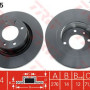 Kočioni disk TRW DF4215