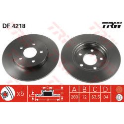 Kočioni disk TRW DF4218