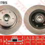 Kočioni disk s ležajem TRW DF4227BS
