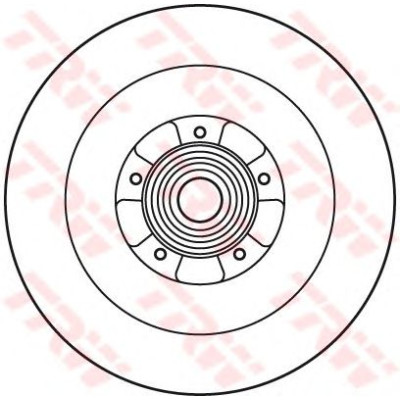 Kočioni disk s ležajem TRW DF4228BS