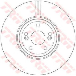 Kočioni disk TRW DF4231S