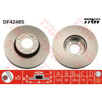 Kočioni disk TRW DF4248S