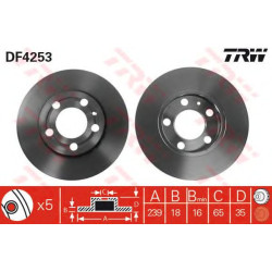 Kočioni disk TRW DF4253