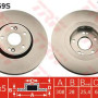 Kočioni disk TRW DF4259S