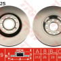 Kočioni disk TRW DF4262S