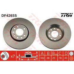 Kočioni disk TRW DF4265S
