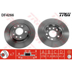 Kočioni disk TRW DF4266
