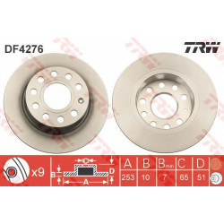 Kočioni disk TRW DF4276