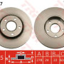 Kočioni disk TRW DF4277