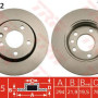 Kočioni disk TRW DF4312