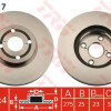 Kočioni disk TRW DF4317