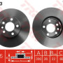 Kočioni disk TRW DF4323