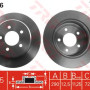 Kočioni disk TRW DF4336