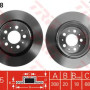 Kočioni disk TRW DF4338