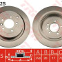 Kočioni disk TRW DF4342S