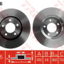 Kočioni disk TRW DF4346