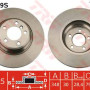 Kočioni disk TRW DF4349S