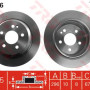 Kočioni disk TRW DF4356
