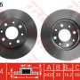 Kočioni disk TRW DF4375