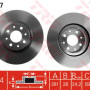 Kočioni disk TRW DF4377