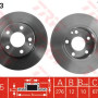 Kočioni disk TRW DF4383