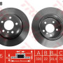 Kočioni disk TRW DF4388