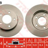 Kočioni disk TRW DF4419