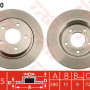 Kočioni disk TRW DF4420
