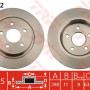 Kočioni disk TRW DF4422