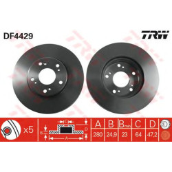 Kočioni disk TRW DF4429